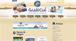 Desktop Screenshot of guaicuiturismo.com.br