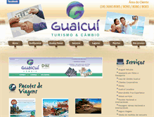 Tablet Screenshot of guaicuiturismo.com.br